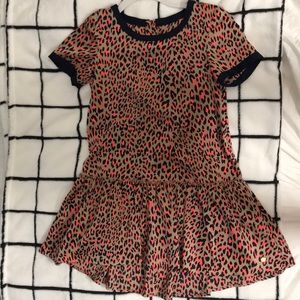 Juicy couture girls silk dress with bengal print